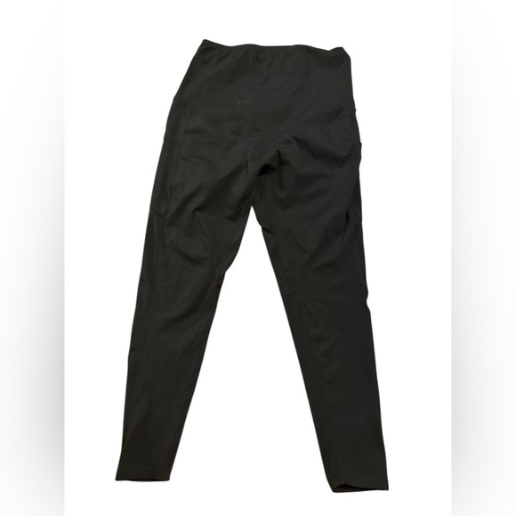Poshdivah Pants - Maternity Black High-Waist Leggings
